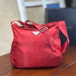 AUTHENTIC Prada bag. Red.